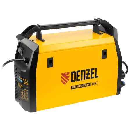 Аппарат инвертор. полуавтомат. сварки DENZEL MultiMIG-200DP Synergy Double Pulse, 200 А, ПВ 80%