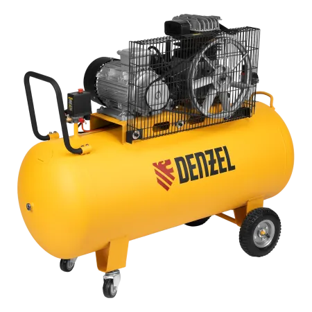Компрессор воздушный DENZEL BCI3000-T/200, 3.0 кВт, ременный привод, 200 литров, 530 л/мин