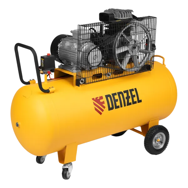 Компрессор воздушный DENZEL BCI3000-T/200, 3.0 кВт, ременный привод, 200 литров, 530 л/мин