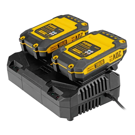 Устройство зарядное для аккумуляторов двухпортовое DENZEL BCH-20-4.0x2, Li-Ion, 20 В, 4.0 А