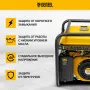 Генератор бензиновый DENZEL GE 8900, 8.5 кВт, 220 В/50 Гц, 25 л, ручной старт