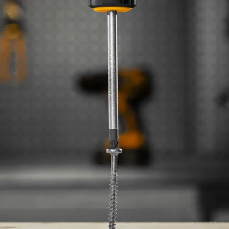 Отвертка DENZEL PZ1x75 мм, CrV, трехкомпонентная рукоятка