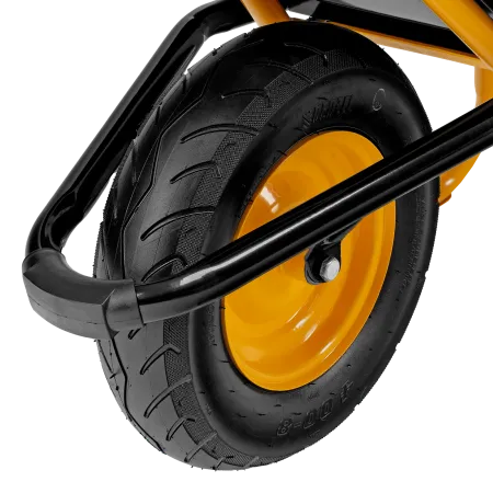 Тачка строительная DENZEL усиленная объем 120 л, 220 кг, колесо 16х4.00-8