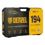 Набор инструментов DENZEL 1/2", 1/4", CrV, S2, пластиковый кейс, 194 предмета