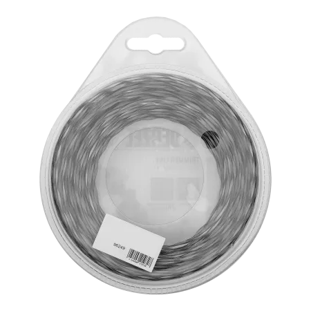 Леска для триммера DENZEL 96249 двухкомпонентная эллипс, 2,7мм х 15м, блистер EXTRA CORD