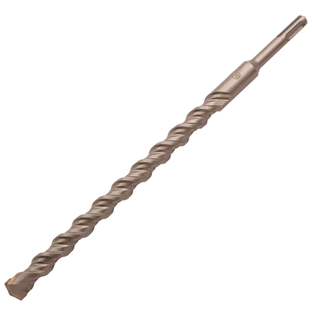 Бур по бетону DENZEL 705044, 18 x 310 мм, двойная спираль, три пылеотводящие кромки
