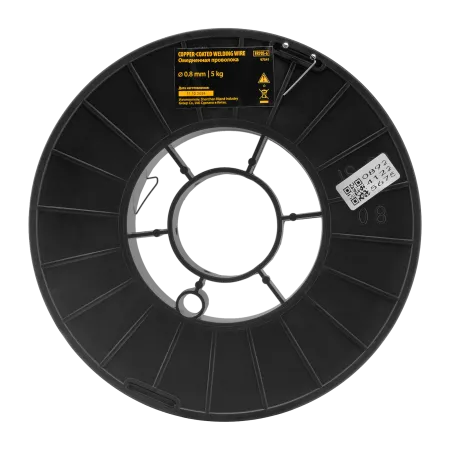 Омедненная проволока Denzel ER70S-6, диам. 0,8 мм, 5 кг, диам. катушки D200 