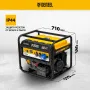 Генератор бензиновый DENZEL PS 90 EA, 9.0 кВт, 230В, 25 л, электростартер