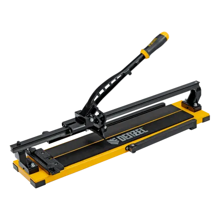 Плиткорез рельсовый DENZEL 600х16мм, каретка на подш., стальная станина, усил. рукоятка-пенал
