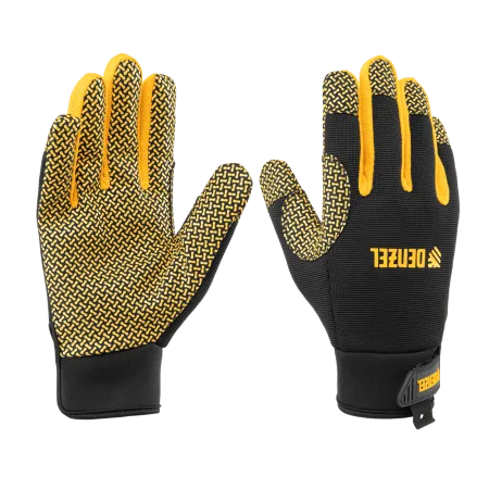 Перчатки универсальные DENZEL силиконовое нанесение, размер 10