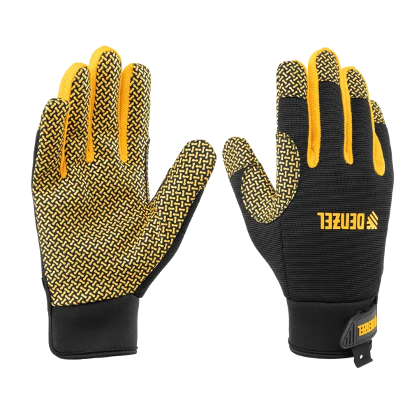 Перчатки универсальные DENZEL силиконовое нанесение, размер 10