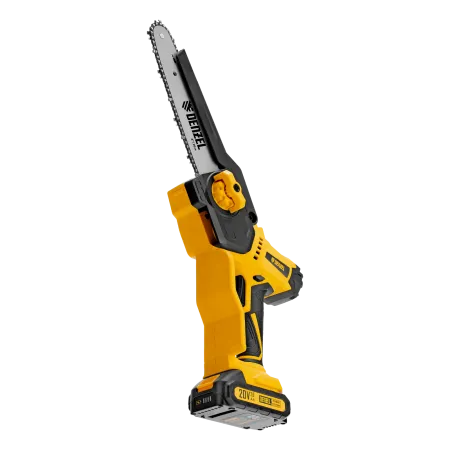 Цепная мини-пила аккумуляторная бесщеточная DENZEL СCS-200BL, шина 200 мм, Li-Ion, 20 В