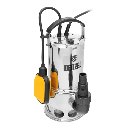 Дренажный насос DENZEL DPL800X, 800 Вт, подъем 7 м, 16500 л/ч      