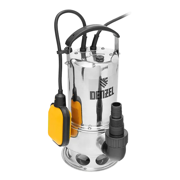 Дренажный насос DENZEL DPL800X, 800 Вт, подъем 7 м, 16500 л/ч      