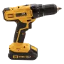 Аккумуляторная дрель-шуруповерт DENZEL CDL-IB-18-02, 18 В, Li-Ion, 2 x 1.5 Ач