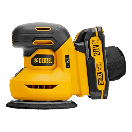 Машина шлифовальная эксцентриковая аккумуляторная DENZEL CROSH-20-125, Li-Ion, 20 В