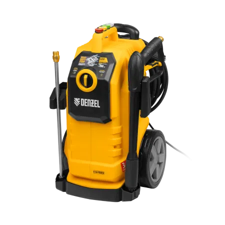 Моечная машина высокого давления DENZEL K 50 Power, 2100 Вт, 150 бар, 600 л/ч, асинхронный двигатель