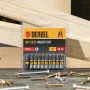 Бита DENZEL PH1х25, сталь S2, шестигранный профиль, 10 шт. Е 6,3