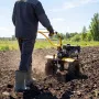 Мотоблок DENZEL DPT-270X, 7 л.с, дисковое сцепление,  фрез 3 x 4, ВОМ, передачи 2В/1Н