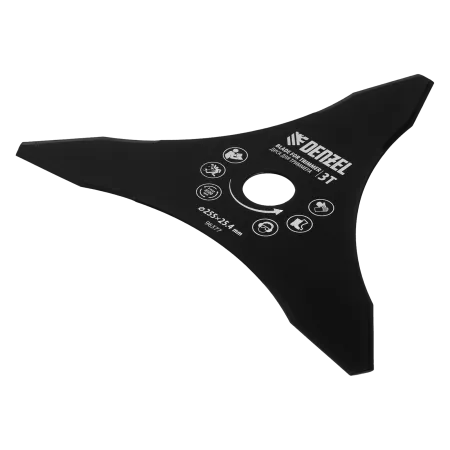 Диск для триммера DENZEL 250 х 25,4  3 лезвия