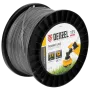 Леска для триммера DENZEL двухкомпонентная квадрат, 2,4мм х 175м, на DIN катушке EXTRA CORD
