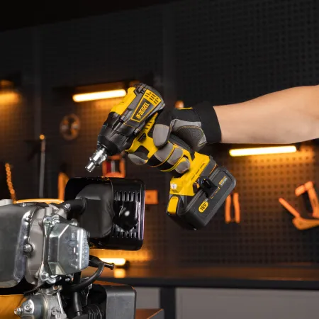 Гайковерт ударный аккумуляторный бесщет DENZEL CIW-IB-300, Li-ion, 18В, 300Нм