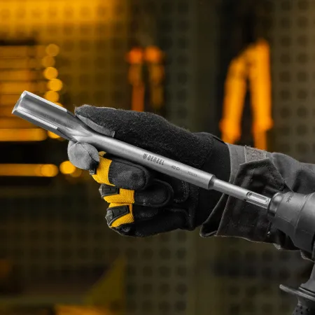 Зубило DENZEL канальное, 14 х 22 х 250 мм, 40Cr, SDS PLUS