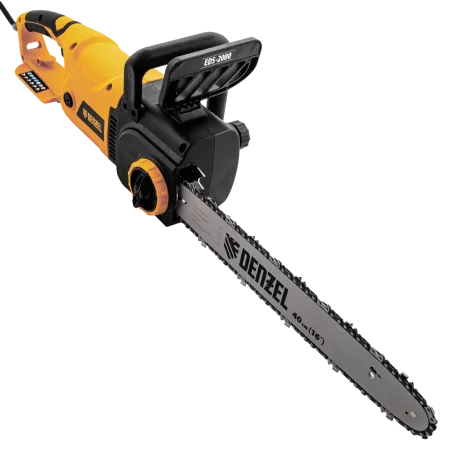 Пила цепная электрическая DENZEL EDS-2000, 2 кВт, шина 40 см, шаг 3/8, 56 звеньев