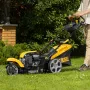 Газонокосилка бензиновая DENZEL GLT-460SP-T, Trike 150 см3, 46 см, привод, панель, 60л
