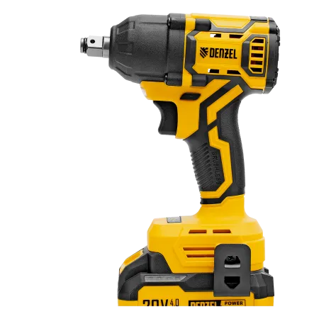 Гайковерт ударный аккумуляторный бесщет. DENZEL CIWH-BL-20-500, Li-Ion, 20 В