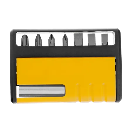 Набор бит с магнитным держателем DENZEL S2, 8 шт.