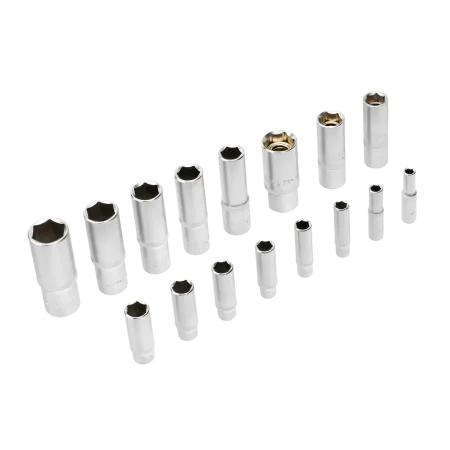 Набор инструментов DENZEL 1/2", 1/4", CrV, S2, пластиковый кейс, 109 предметов