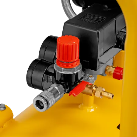 Компрессор безмасл. малошумный DENZEL DLP-3000/100, 3 кВт, 2х1,5 кВт,100 л, 2850 об/мин,500 л/мин