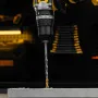 Сверло спиральное по металлу DENZEL 7,5 х 156 мм, Р6М5, Golden Tip, удлиненное