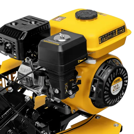 Мотоблок DENZEL DPT-270SB, 7 л.с., ремен.сцеп, фрез 3х4, ШОМ, без колес, передачи 2В/1Н