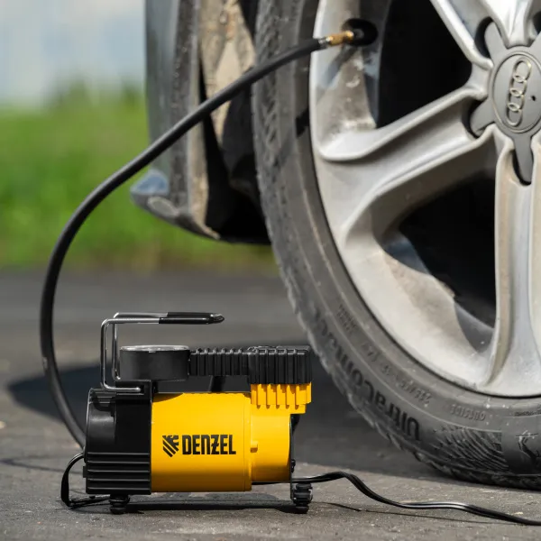 Автомобильный компрессор DENZEL DС-20,12В, 7 атм, 35 л/мин