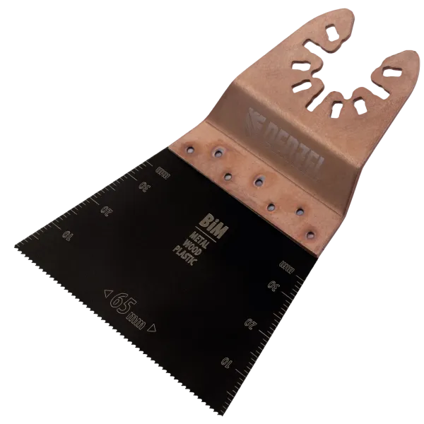 Насадка для МФИ DENZEL 782303 режущая прямая, BiM, по металлу и дереву, 65 x 1.2 мм