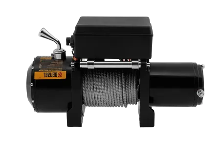 Лебедка автомобильная электрическая DENZEL LB- 2200, 2,2 т, 3,3 кВт, 12 В