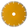 Диск алмазный отрезной DENZEL73103, сегментный, 180 x 22.2 мм, сухая резка