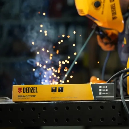 Электроды DENZEL DER-3, диам. 4 мм, 5 кг, рутиловое покрытие