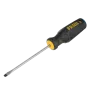 Отвертка DENZEL SL4х100 мм, CrV, трехкомпонентная рукоятка