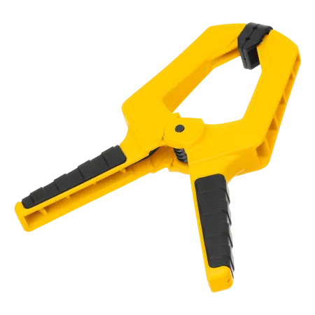 Струбцина клещеобразная DENZEL усиленная 100 х 80 мм, двухкомпонентные рукоятки