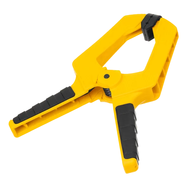 Струбцина клещеобразная DENZEL усиленная 100 х 80 мм, двухкомпонентные рукоятки