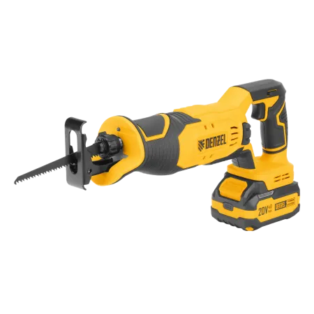Пила сабельная аккумуляторная DENZEL RS-180,  Li-Ion, 20 В