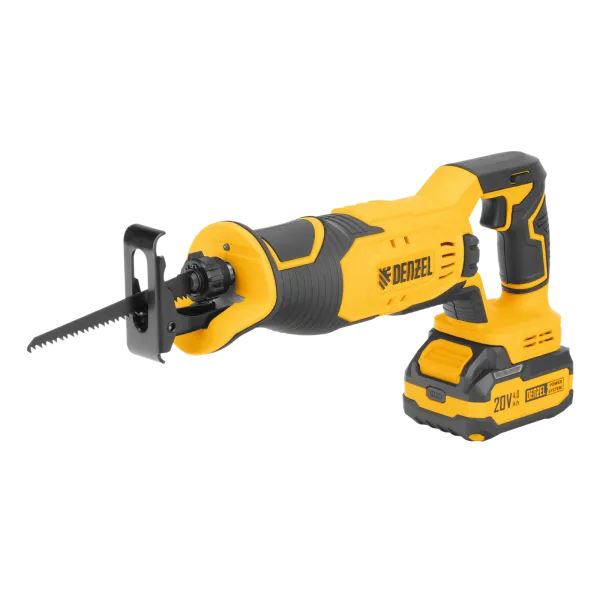 Пила сабельная аккумуляторная DENZEL RS-180,  Li-Ion, 20 В