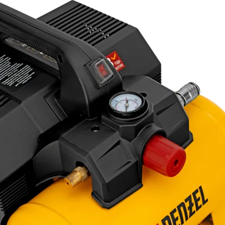 Компрессор DENZEL DLS750/6 безмасляный малошумный 750 Вт, 140 л/мин,ресивер 6 л