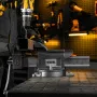 Тиски слесарные DENZEL BVH-200, 200 мм, поворотные, стальная направляющая, с наковальней
