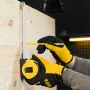 Рулетка DENZEL 8м х 25мм, двухкомп. корпус, магнитный обрезиненный зацеп