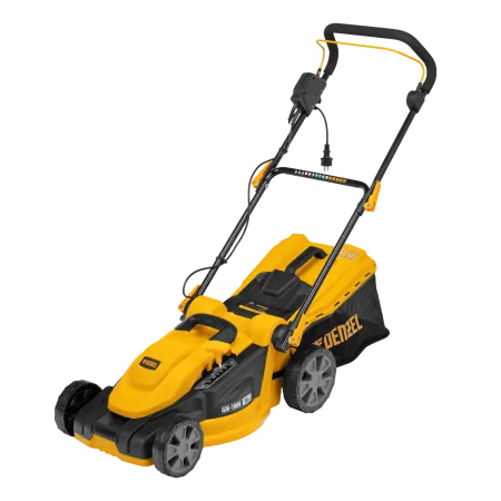 Газонокосилка электрическая DENZEL GM-1800, 1800 Вт, ширина 38 см, 6 уровней, 40 л