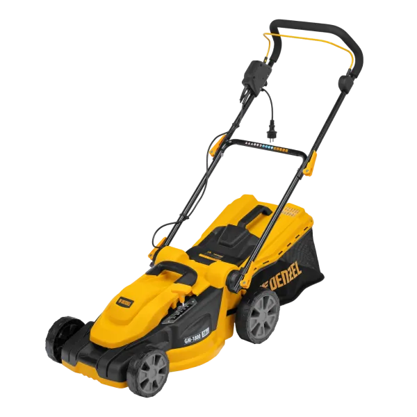 Газонокосилка электрическая DENZEL GM-1800, 1800 Вт, ширина 38 см, 6 уровней, 40 л